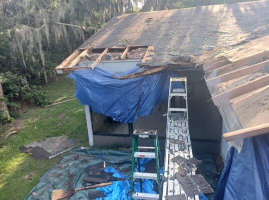 Tree Damage to Palm Coast Roof