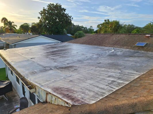 Palm Coast Flat Roof Before