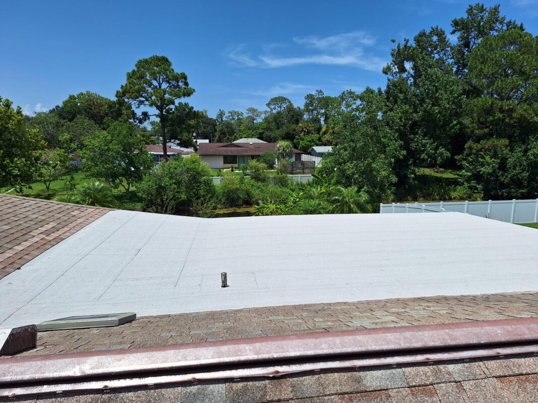 Completed Flat Roofing project