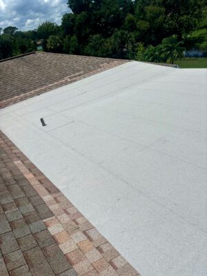 New Flat Roof Installed