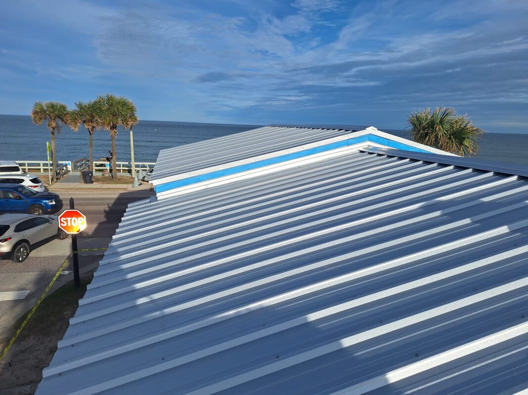 Three C's Roofing completed metal roofing project