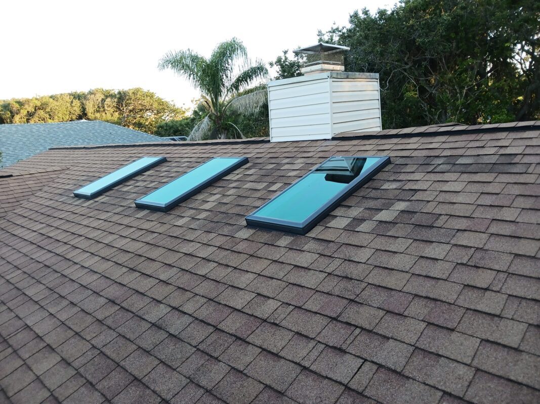 Flagler Beach roofer installs skylights